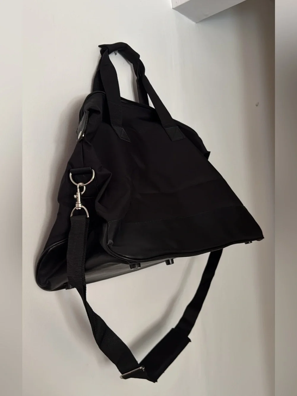 Calvin Klein Black Embossed Logo Accessory Panel